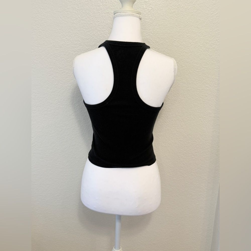 Abercrombie & Fitch Essentials High-Neck Rib Tank - Picture 3 of 4